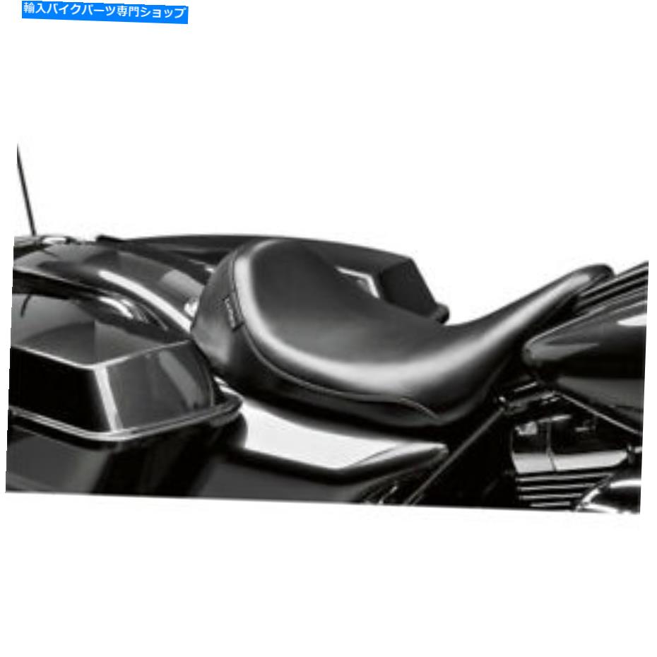 シート 2008-18ハーレイFlht Flhr FlhxツーリングのためのLeperaスムースシルエットソロシート LePera Smooth Silhouette Solo Seat for 2008-18 Harley FLHT FLHR FLHX Touring