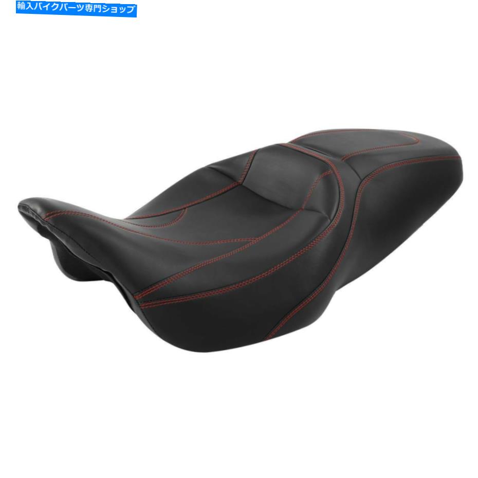 シート ハーレーエレクトログライド09-32枚のためのワンピースドライバリアダー旅客シートフィット One Piece Driver Riader Passenger Seat Fit For Harley Electra Glide 09-Later 21
