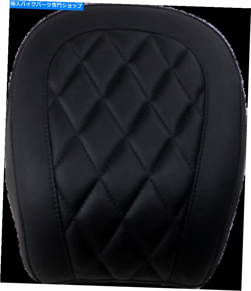 シート マスタング83036ワイドトリプルソロシートブラックダイヤモンドリア - ピリオンパッド Mustang 83036 Wide Tripper Solo Seat Black Diamond Rear - Pillion Pad