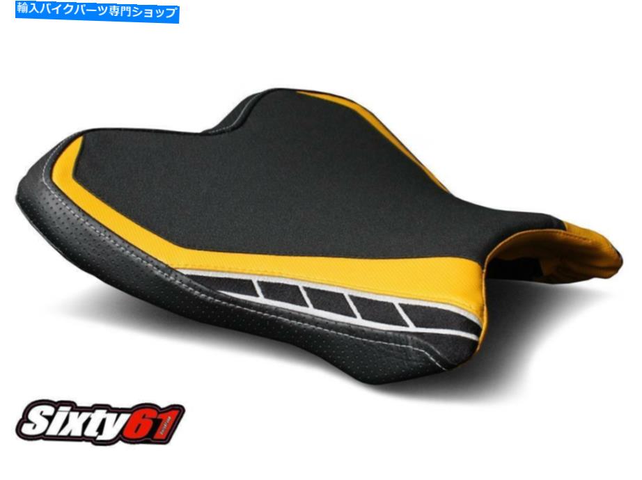 シート ヤマハR1シートカバー2015-2018 2019 2020ブラックイエロールイモトフロント記念日 Yamaha R1 Seat Cover 2015-2018 2019 2020 Black Yellow Luimoto Front Anniversary