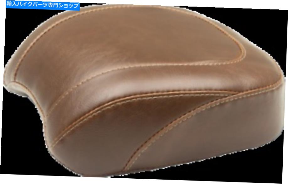 シート マスタングワイドトリプターソロシートブラウンスムーズリア - ピリオンパッド83012 Mustang Wide Tripper Solo Seat Brown Smooth Rear - Pillion Pad 83012