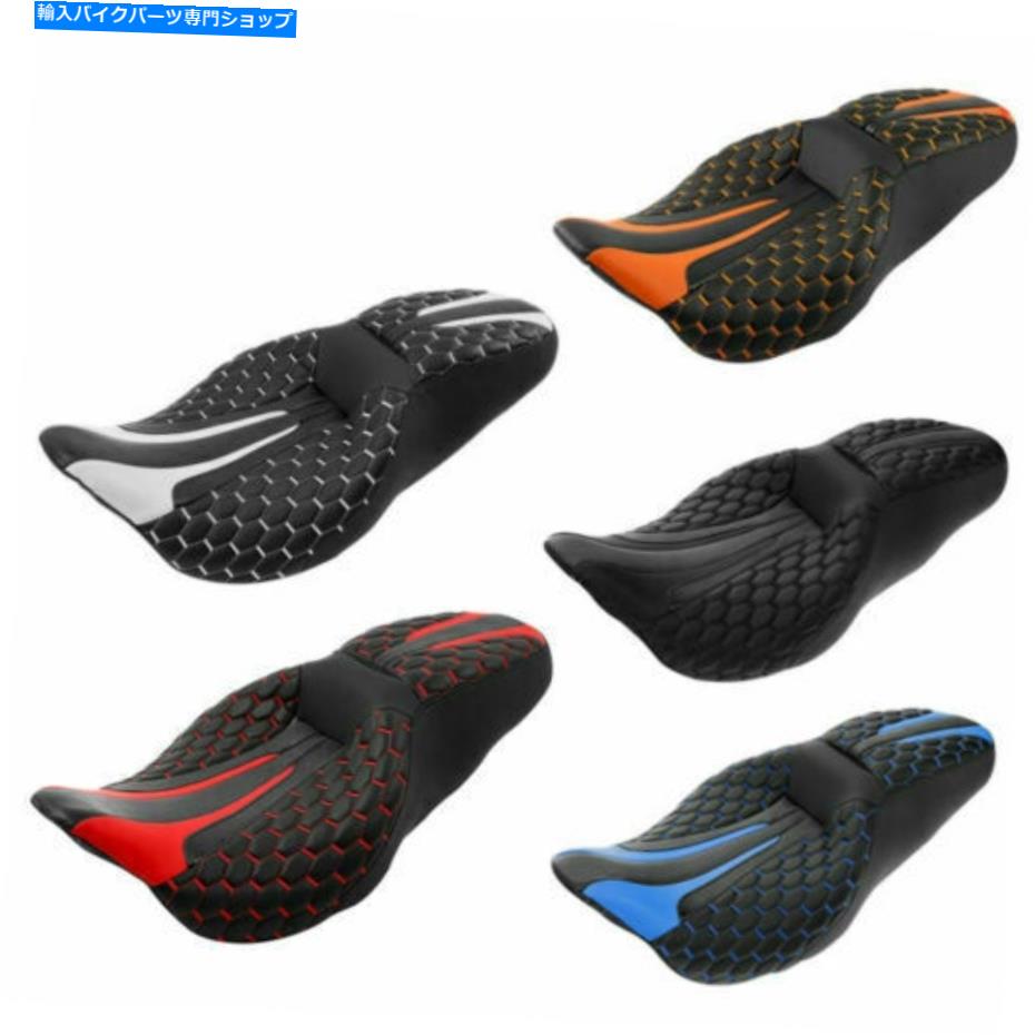 シート 運転者ライダーの助手席フィットハーレーツーリングElectra Glide Road King 09-21 Driver Rider Passenger Seat Fit For Harley Touring Electra Glide Road King 09-21
