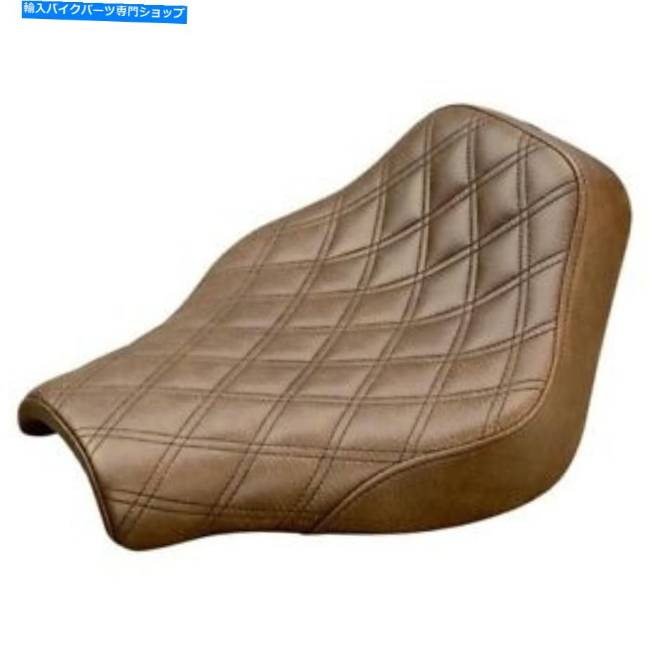 シート 2018-20ハーレーソフテイル - ブラウン - 818-30-002BLS Saddlemen Renegade Solo Seat for 2018-20 Harley Softail - Brown - 818-30-002BLS