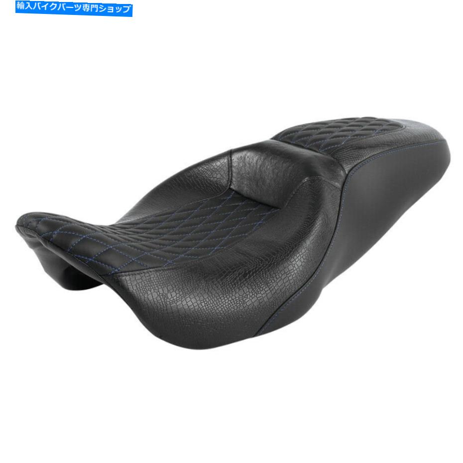 シート ワンピースドライバー＆旅客シートフィットハーレーツーリングCVOストリートグライド09アップ One Piece Driver & Passenger Seat Fit For Harley Touring CVO Street Glide 09-UP