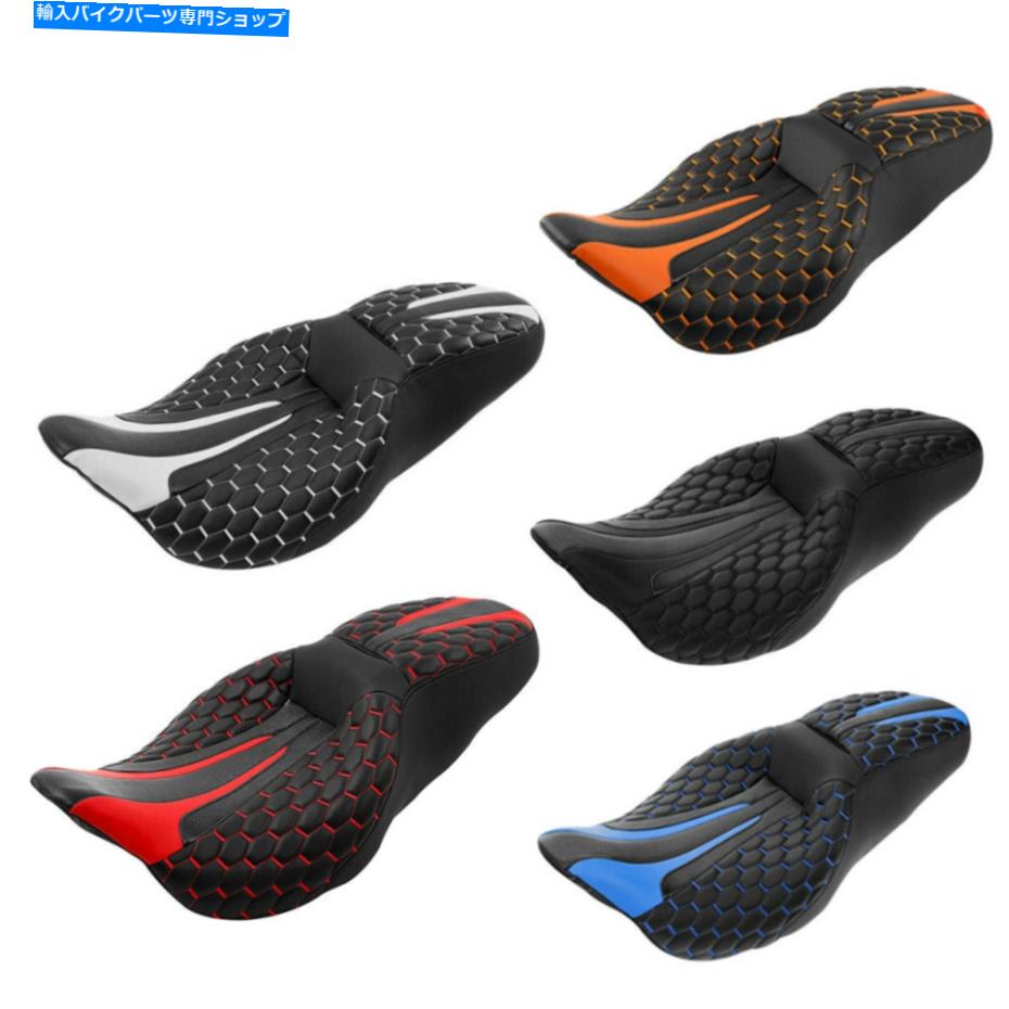 シート 5 Stytlesドライバーの助手席フィットハーレーロードキングストリートグライド2009-2021 5 Stytles Driver Passenger Seat Fit For Harley Road King Street Glide 2009-2021