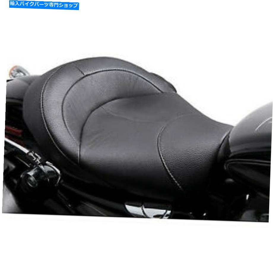 シート ハーリースポーツスターのためのダニーグレーレザービッグリストソロシート883 1200 xl 2004-2018 Danny Gray Leather BigIST Solo Seat for Harley Sportster 883 1200 XL 2004-2018
