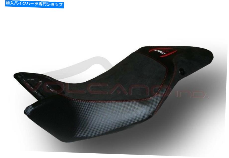シート Triumph Speed Triple 1050 2011-2015デザイン火山シートカバーアンチスリップブラック Triumph Speed Triple 1050 2011-2015 design Volcano Seat cover Anti slip Black