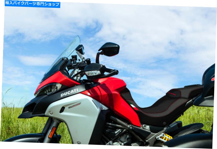 シート DUCATI MULTISTRADA 1200/1260 Enduro 2016-2020火山シートカバーRed D094C \ A \ 2 Ducati Multistrada 1200 /1260 Enduro 2016-2020 Volcano Seat Cover Red D094C\A\2