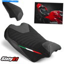 シート DUCATI PANIGALE V4シートカバー2018-2021 Corsa Luimotoフロントリアブラックスエード Ducati Panigale V4 Seat Covers 2018-2021 Corsa Luimoto Front Rear Black Suede