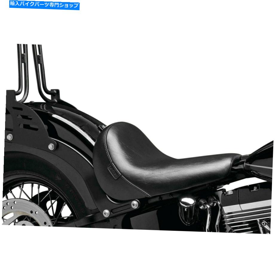 シート Harley-Davidson Softail 12-15 Lepera Bare Bonesスムーズブラックソロシート For Harley-Davidson Softail 12-15 LePera Bare Bones Smooth Black Solo Seat