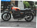 シート TRIUMPH T120 / NEWT100 / ST - JPカスタムシート「ソロラック」 - 「BADASS」 Triumph T120/newT100/ST - JP Custom Seat 