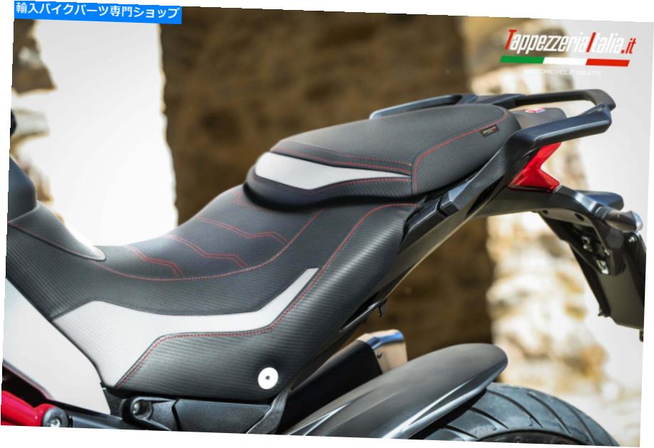 シート Ducati Multistrada 950 2017-2021 Tappezzeria Italia快適な泡座席カバーNew Ducati Multistrada 950 2017-2021 Tappezzeria Italia Comfort Foam Seat Cover New