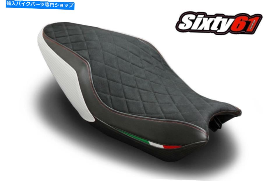 シート Ducati Monster用シートカバー821 1200 2014 2015 2015 2014 2015 2016ブラックルイモトライダー Seat Cover for Ducati Monster 821 1200 2014 2015 2016 Black Luimoto Rider
