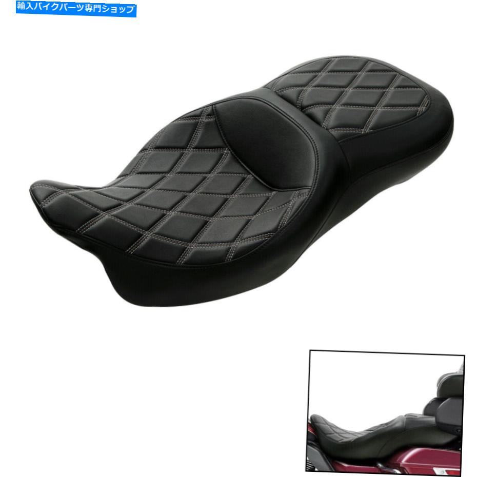 シート ライダー旅客席フィットハーレーツーリングエレクトラグライドロード王2009-2021アメリカ Rider Passenger Seat Fit For Harley Touring Electra Glide Road King 2009-2021 US