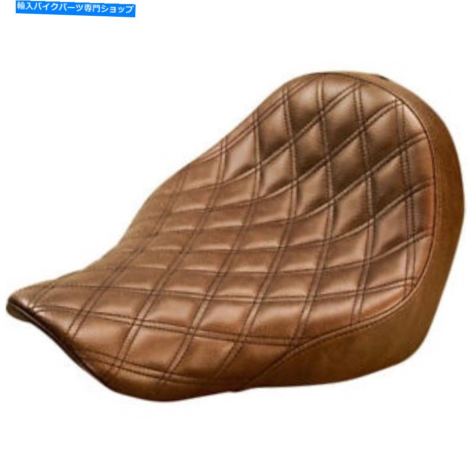 シート サドルメン茶色レニゲラードラティスステッチソロシート2018-19ハーリーFLSB FXLR Saddlemen Brown Renegade Lattice Stitch Solo Seat 2018-19 Harley FLSB FXLR
