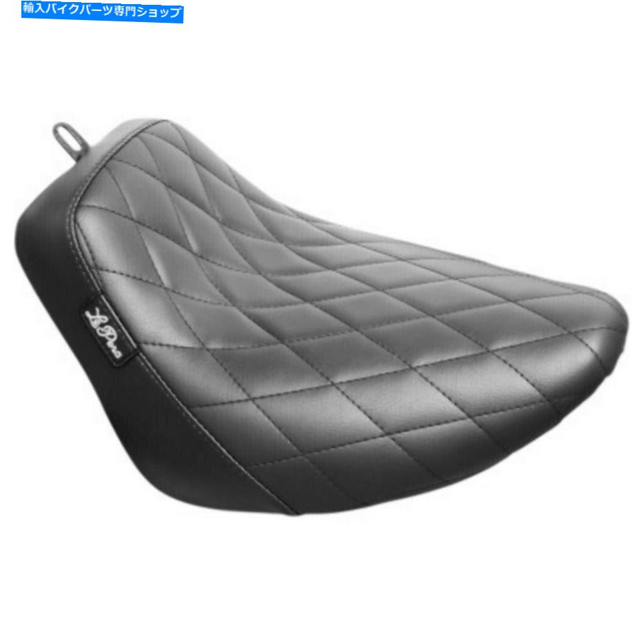 シート Le Pera Bare Bonesダイヤモンドブラックソロシートハーレー18+ソフトFXLR FXLRS FLSB M8 Le Pera Bare Bones Diamond Black Solo Seat Harley 18+ Softail FXLR FXLRS FLSB M8