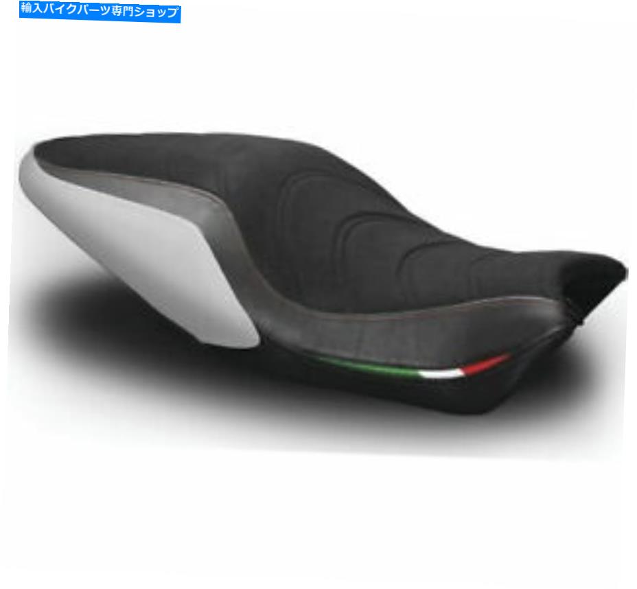 シート Luimoto黒/白Apexライダーシートカバー1281102 Luimoto Black/White Apex Rider Seat Covers for Ducati 1281102