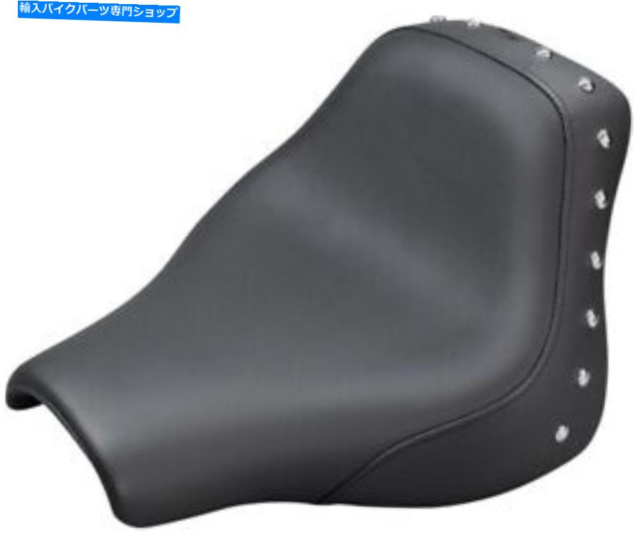 シート 18-20ハーリーFXFB / Sのためのリノガードスタッドソロシートブラックサドルメン818-28-001 Renegade Studded Solo Seat Black Saddlemen 818-28-001 For 18-20 Harley FXFB/S