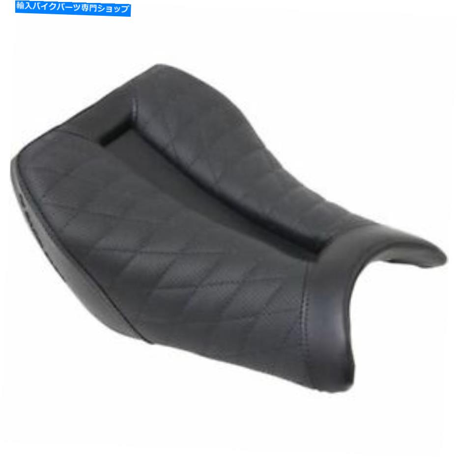 シート サドルメンゲルチャネルトラックラティスステッチシート - 0810-BM44 Saddlemen Gel-Channel Track Lattice Stitched Seat - 0810-BM44