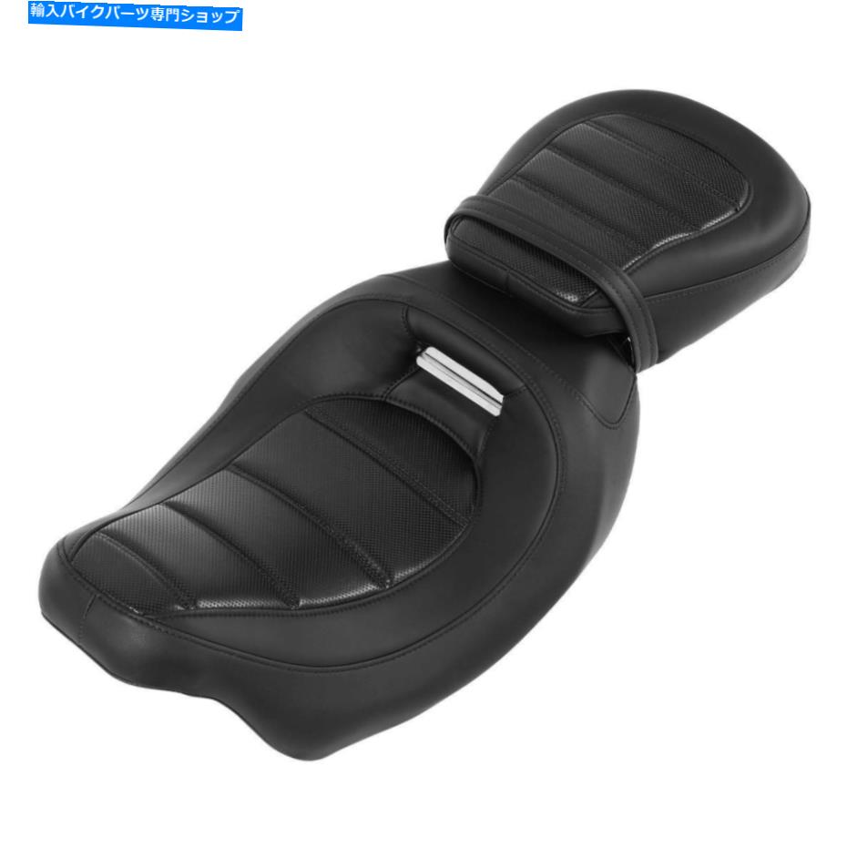 シート ブラックドライバーシートのための旅客ピリオンのためのハーレーツーリングストリートグライド2009-2020 19 Black Driver Seat Passenger Pillion For Harley Touring Street Glide 2009-2020 19