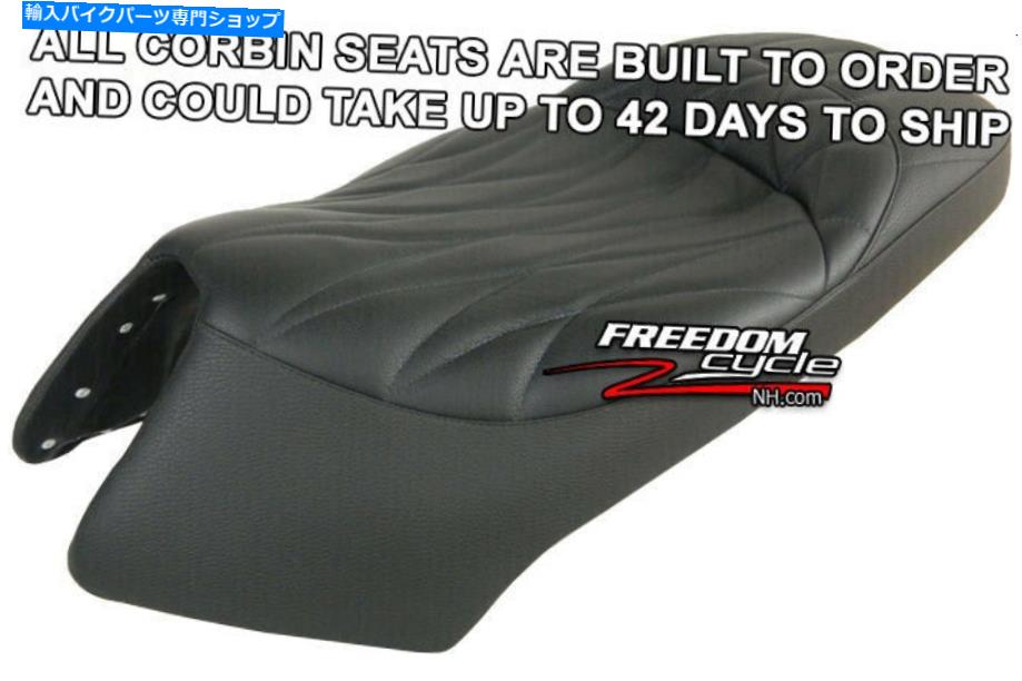 シート 09-15 Yamaha Zuma 125 YW125スクーターコルビンシートブラックレザーブランド新サドル 09-15 YAMAHA ZUMA 125 YW125 SCOOTER CORBIN SEAT BLACK LEATHER BRAND NEW SADDLE