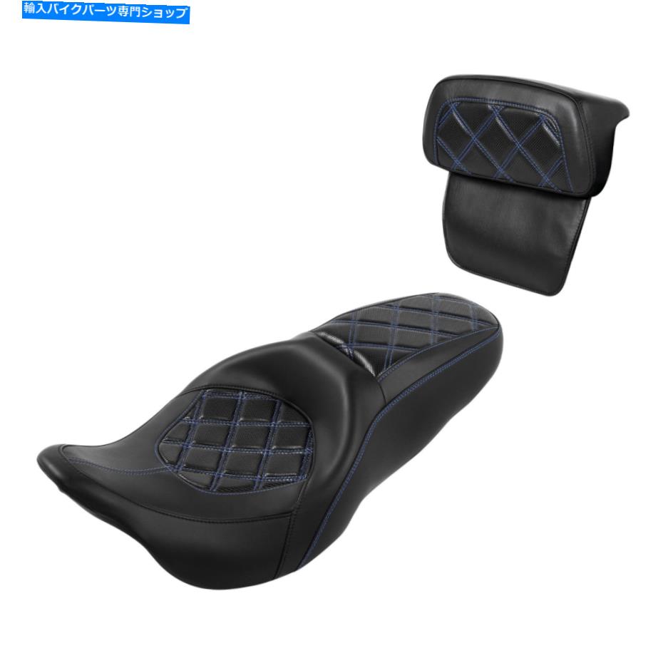シート 運転席旅客座席リアパッドフィットハーレーツーリングロードストリートグライド14-21 19 Driver Passenger Seat Rear Pad Fit For Harley Touring Road Street Glide 14-21 19