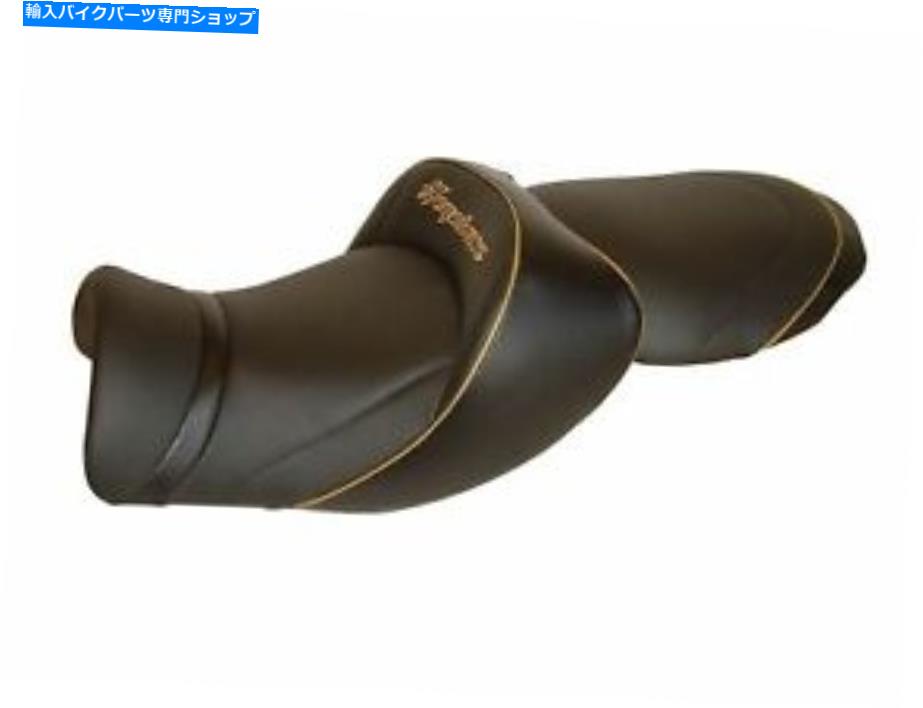 シート 鈴木隼人GSXR 1300 08-16トップ販売者デラックスシートコンフォートブラックゴールドモト Suzuki Hayabusa GSXR 1300 08-16 Top Sellerie Deluxe seat Comfort Black Gold Moto