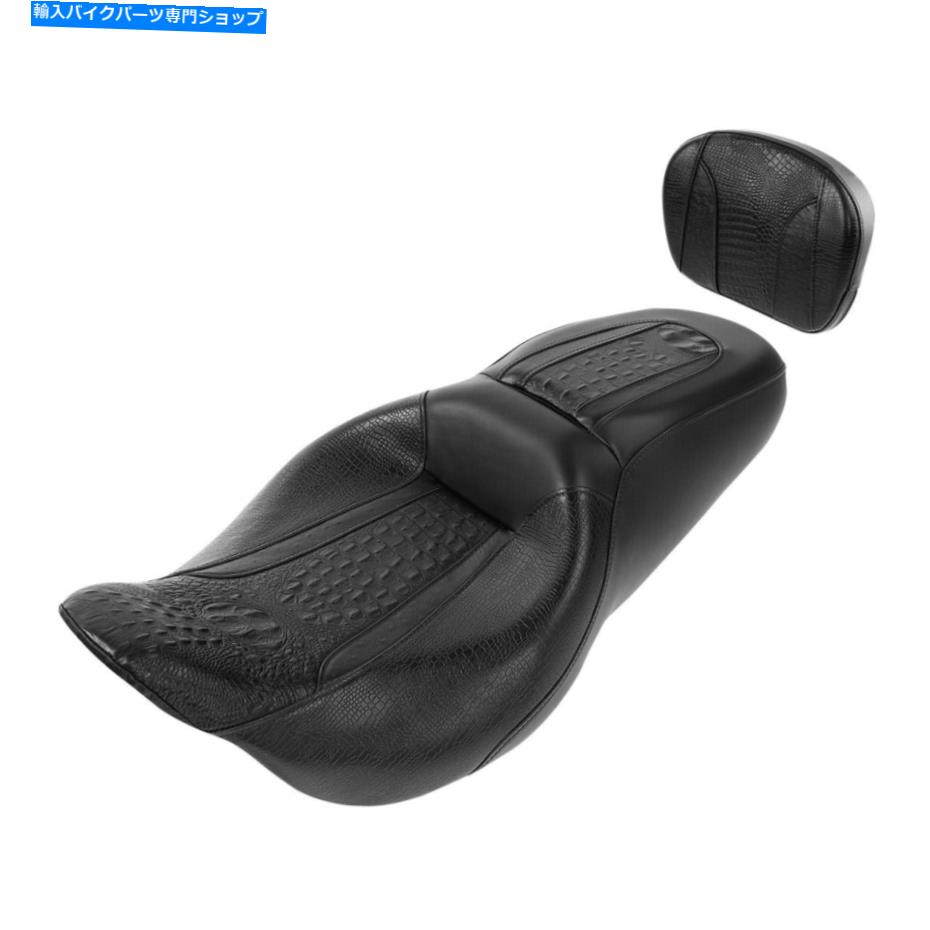 シート ハーレーストリートグライドFLHx 09-21 2020のための運転席旅客シートリアバックレストフィット Driver Passenger Seat Rear Backrest Fit For Harley Street Glide FLHX 09-21 2020