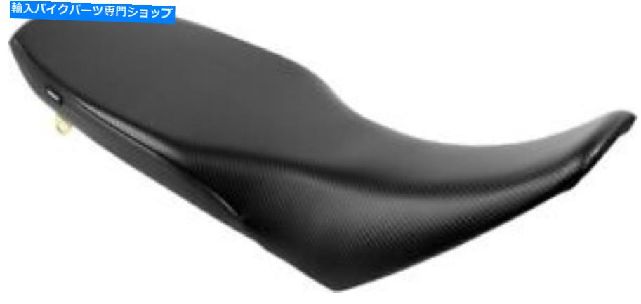 シート Sargent CarbonfxブラックアクセントウェルトシートWS-610-19 KAWI 2009 UP KLX 250 S SF Sargent CarbonFX Black Accent Welt Seat WS-610-19 for Kawi 2009-up KLX 250 S SF