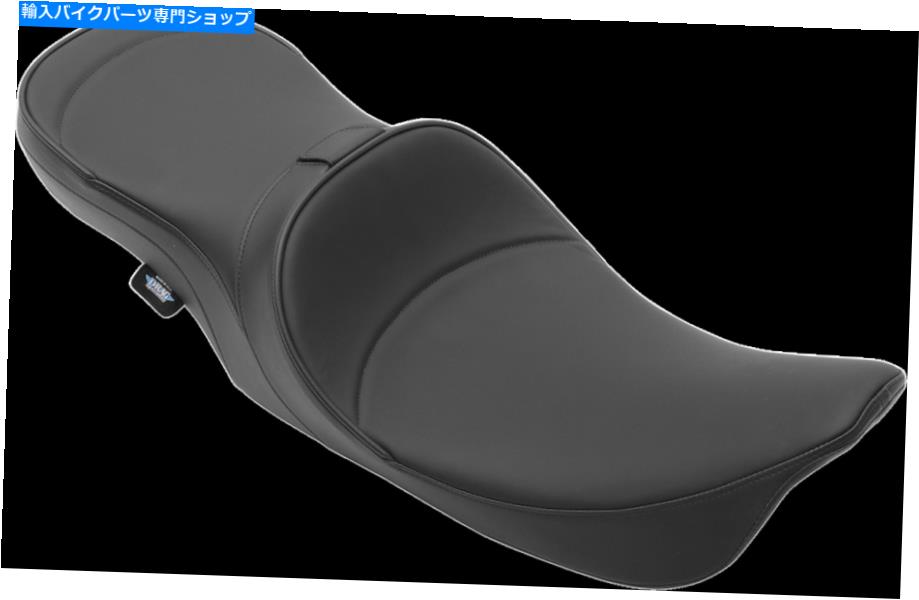 シート 99-07ハーリーツーリングFlhx用ドラッグスペシャリティレザーブラックロープロファイルシート Drag Specialties Leather Black Low Profile Seat for 99-07 Harley Touring FLHX