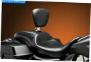 シート 08+ハーレーツーリングブラックアウトキャスト2 up背も??たれサドルシート27001 08+ Harley Touring Black Outcas...