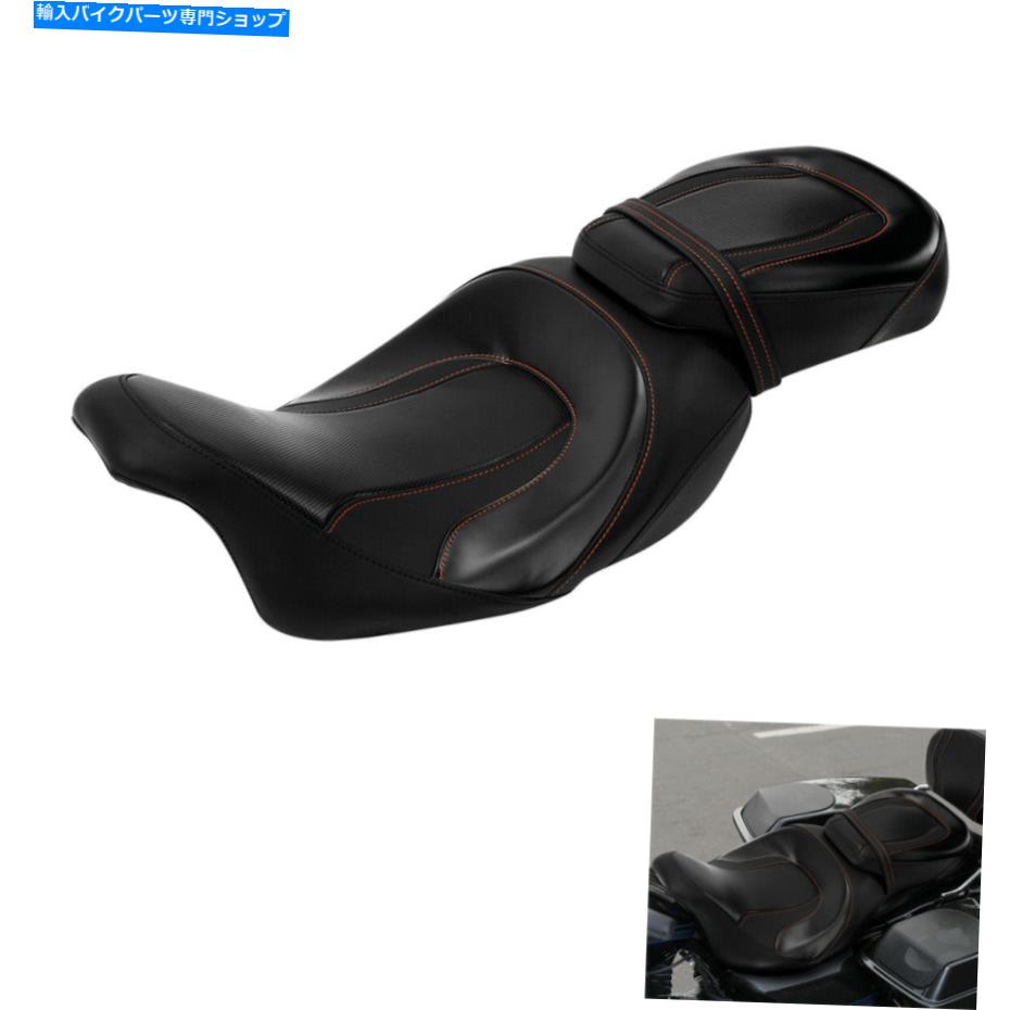 シート 運転席のための運転席座席フィットのためのハーレーツーリングcvo limited flhtkse 09-21 2017 18 Driver Passenger Seat Fit For Harley Touring CVO Limited FLHTKSE 09-21 2017 18