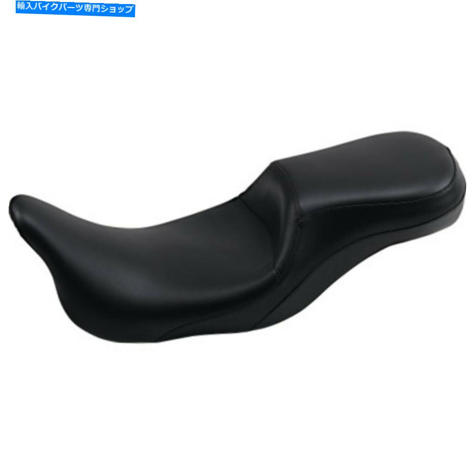 シート Le Pera Black Smootcast 2アップパパロングレッグシート2008-2020ハーレーツーリング Le Pera Black Smooth Outcast 2 Up Daddy Long Legs Seat 2008-2020 Harley Touring
