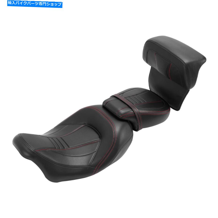 シート 運転席旅客席の背もたれのパッドフィットはハーレーツーリングストリートグライド14-21新しい Driver Passenger Seat Backrest Pad Fit For Harley Touring Street Glide 14-21 New