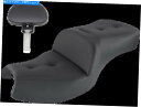 シート Saddlemen Roadソファー2-Upバイクシート&背もたれ2020インドのチャレンジャー Saddlemen Road Sofa 2-Up Mo...