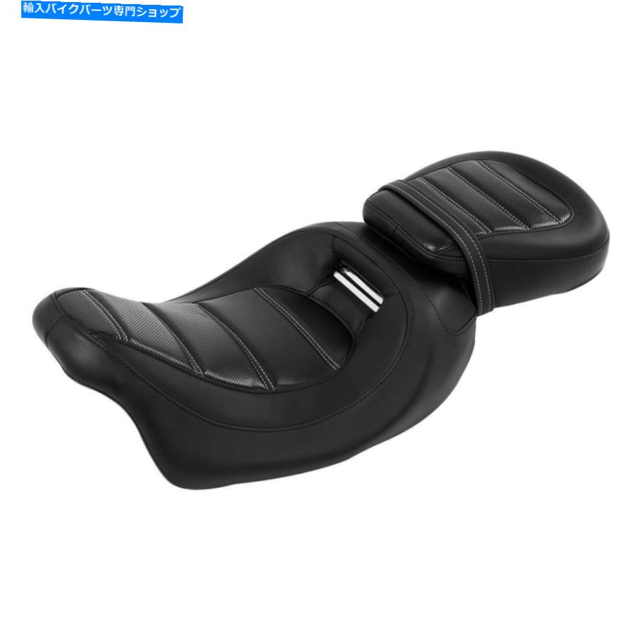 シート ハーレーツーリングロードキング2009-2020のライダードライバー旅客ピリオンシートセット Rider Driver Passenger Pillion Seat Set For Harley Touring Road King 2009-2020