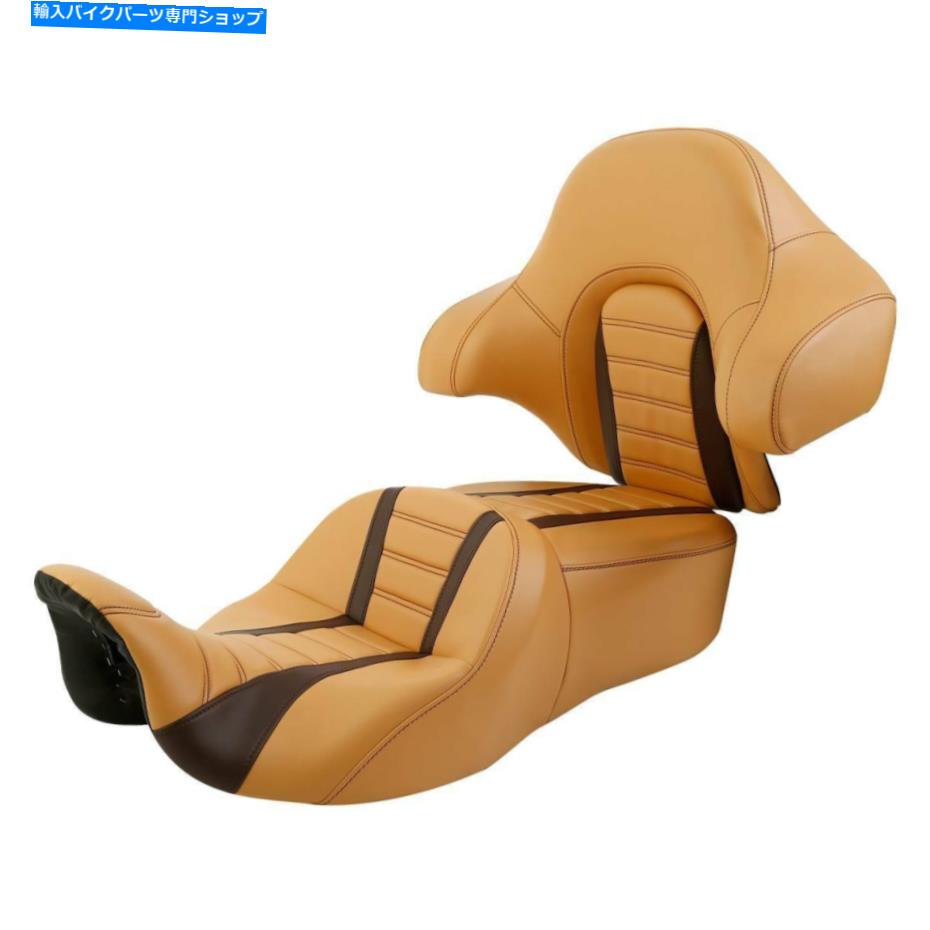 シート 黄色の運転席の助手席の背もたれの背もたれのフィットHarley Elecetra Road Glide 14-2020 Yellow Driver Passenger Seat Backrest Fit For Harley Elecetra Road Glide 14-2020