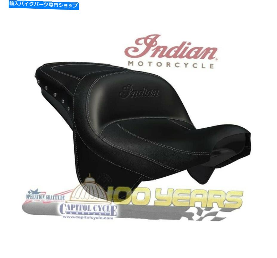 シート 2884559-VBA OEMインディアンクライママンドクラシックシート、ブラック 2884559-VBA OEM INDIAN ClimaCommand Classic Seat, Black