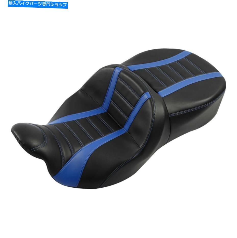 シート ワンピースドライバー＆旅客席はハーレーロードストリートグライド2009-2020 19のためのフィット One Piece Driver & Passenger Seat Fits For Harley Road Street Glide 2009-2020 19