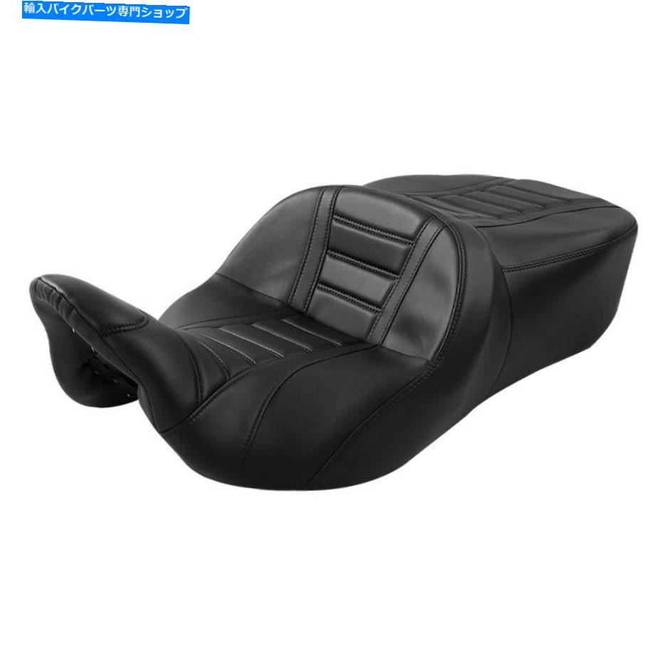 シート ブラックライダー＆旅客席フィットハーレーCVO Street Glide Flhxse 2009-2021 18 Black Rider & Passenger Seat Fit For Harley CVO Street Glide FLHXSE 2009-2021 18