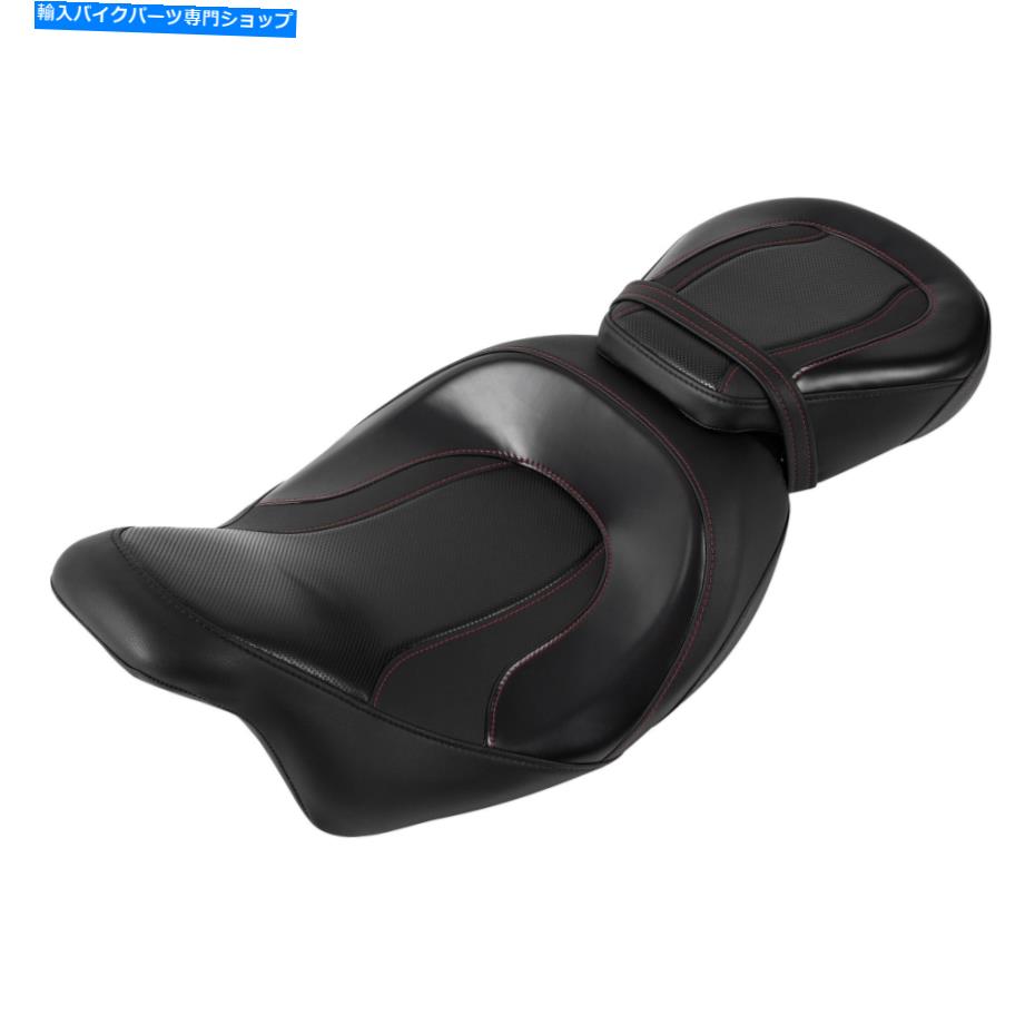 シート ハーレーツーリングロードグライドロードキング09-21 Driver River Passenger Seat Fit For Harley Touring Road Glide Road King 09-21