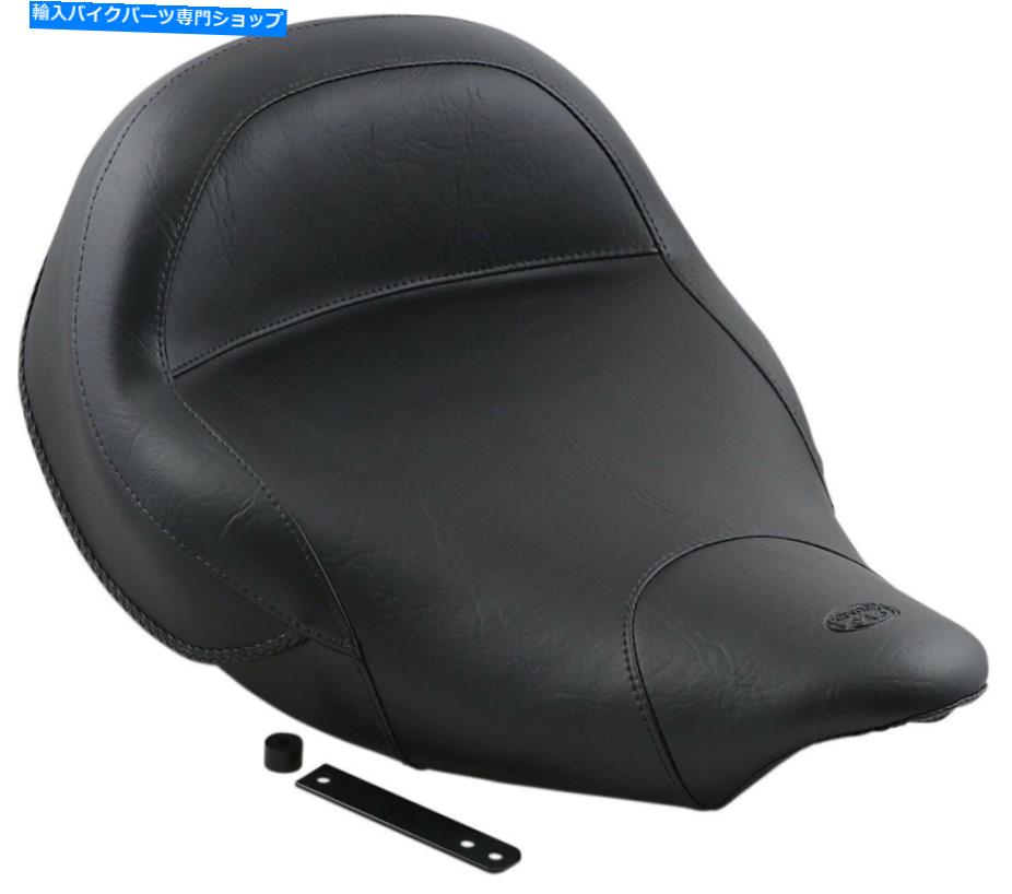 シート プレーンビニールソロシートブラックフォームバック1.5 "14-20インド料理用マスタング75360 Pla..