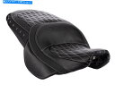 シート 2014年から2020年のためのインドのオートバイの黒い革加熱されたツーリングシート INDIAN MOTORCYCLE BLACK LEATHER HEATED TOURING SEAT FOR 2014-2020 CHIEF MODELS