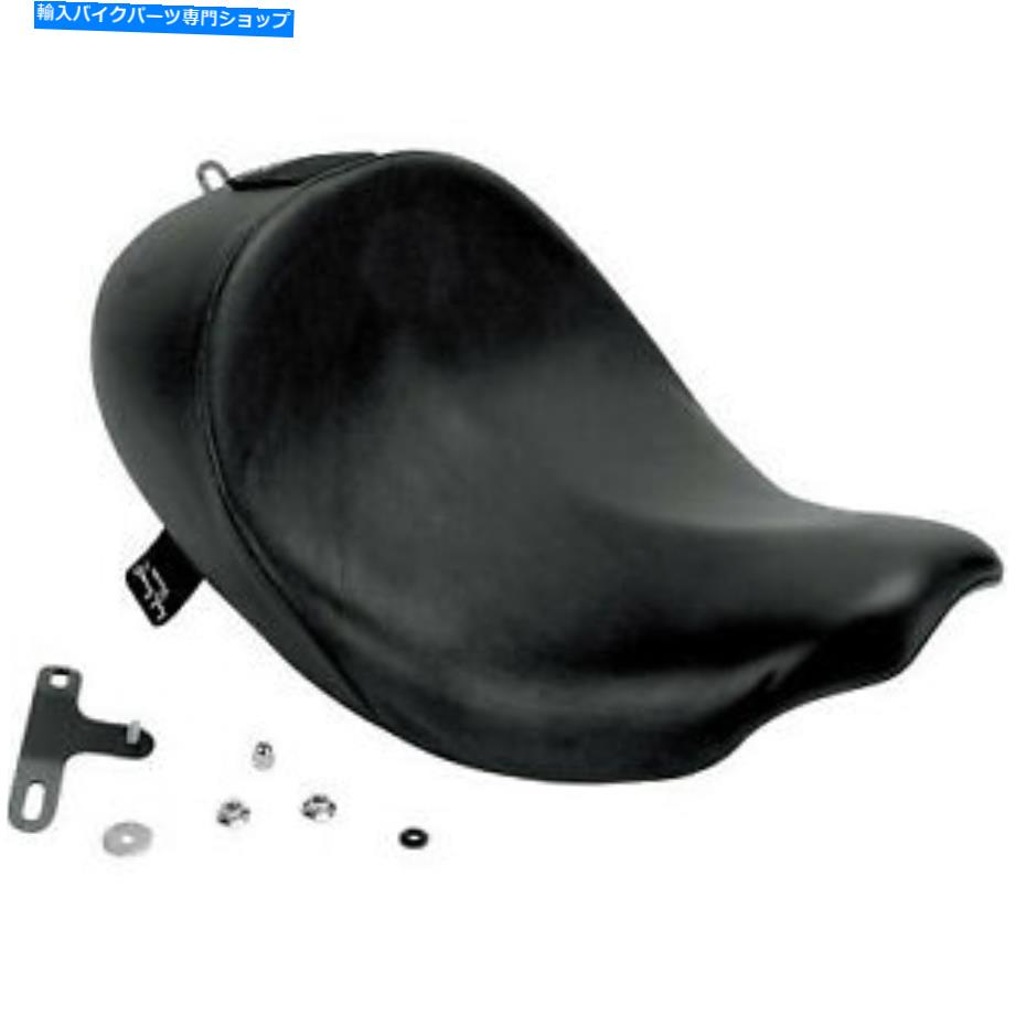 シート 08-19ハーレッジのためのダニーグレーブラックレザービッグソロシートflhx flhr flhtc Danny Gray Black Leather Big Solo Seat for 08-19 Harley Touring FLHX FLHR FLHTC