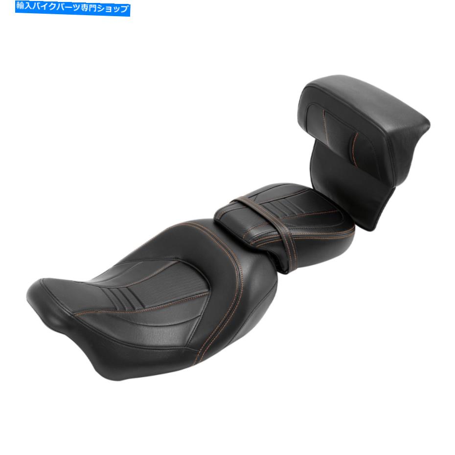 シート ハーレーロードストリートグライド14-21のためのライダードライバーの助手席の背もたれのパッドフィット Rider Driver Passenger Seat Backrest Pad Fit For Harley Road Street Glide 14-21