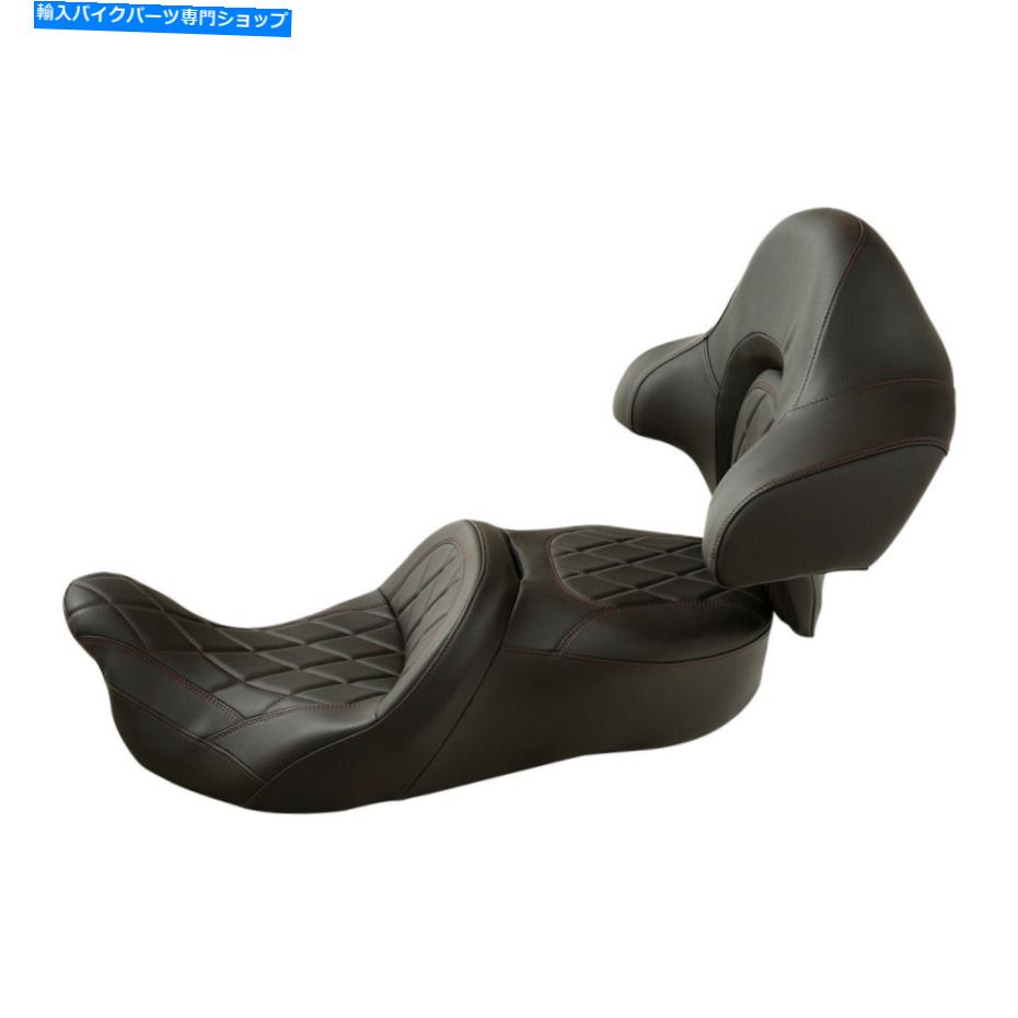 シート ハーレーストリートグライドロードキンググライド14-20のための運転席旅客席の背もたれのパッド Driver Passenger Seat Backrest pad For Harley Street Glide Road King Glide 14-20