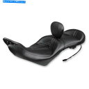 シート マスタングシート加熱ワンピースツーリングシートw /ドライババックレスト - 79723 Mustang Seats Heated One Piece ...