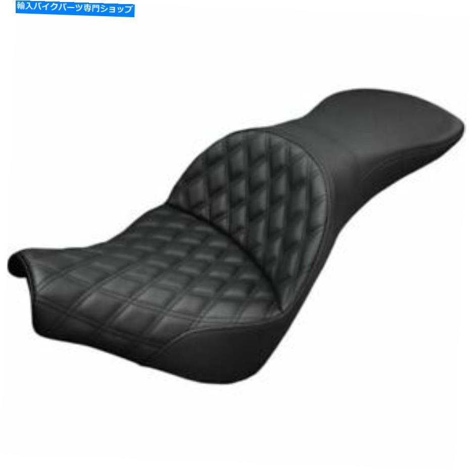 シート サドルメン探検家ラティスステッチツーリングシートOFFREST - 818-30-029LS Saddlemen Explorer Lattice Stitch Touring Seat with o Backrest - 818-30-029LS