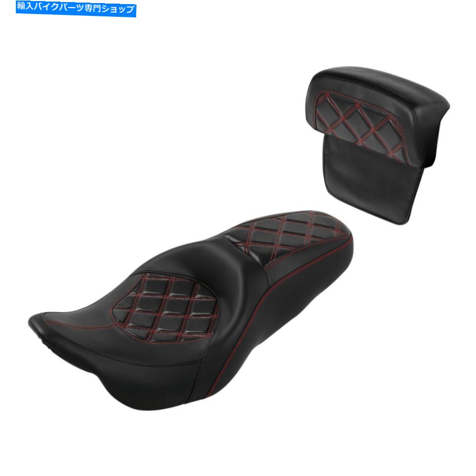  ϡ졼CVOȥ꡼ȥ饤Flhxse 14-21 18Ταžιҥȸѥåɥեå Driver Passenger Seat Rear Pad Fit For Harley CVO Street Glide FLHXSE 14-21 18