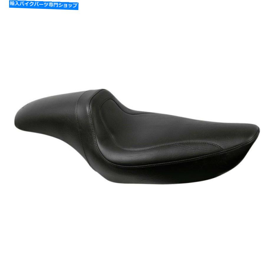 シート マスタング75595 FastBackワンピースシートハーリーダイナ Mustang 75595 Fastback One-Piece Seat Harley Dyna